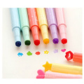 Stylo fluorescent de bonbon de couleur de Prononciation, stylo multi de marqueur de couleur